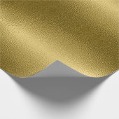 Glossy Gold Metal Texture Chic Shiny Glamoureus Cadeaupapier (Hoek)