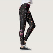 Glossy Gothic Halloween Glam Leggings (Rechts)