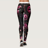 Glossy Gothic Halloween Glam Leggings (Achterkant)