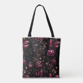 Glossy Gothic Halloween Glam Tote Bag (Achterkant)
