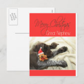 Glossy Grizzly Great Nephew Merry Kerstmis Feestdagenkaart (Voorkant / Achterkant)