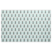 Glossy Grizzly in blauw Stof (Fat Quarter)