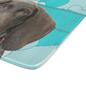 Glossy Grizzly in Blue Kitchen en Dining Snijplank (Hoek)