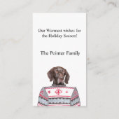 Glossy Grizzly Ugly KerstSweater Informatiekaartje (Achterkant)