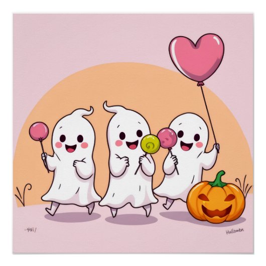 Glossy Halloween Poster Print – Limited Edition (Voorkant)