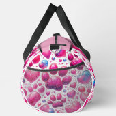 Glossy Heart Bubble Pattern Travel Monogram  Plunjezak (Rechts)