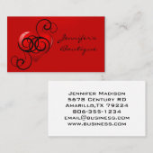 Glossy Heart met Vlaams Visitekaartje (Voorkant / Achterkant)