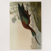 Glossy Ibis - van de Amerikaanse vogels van Audubo Legpuzzel (Verticaal)