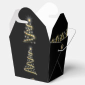 Glossy kerstboom bedankdoosjes (Geopend)