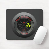 Glossy Mad Scientist Union Button Muismat (Met muis)