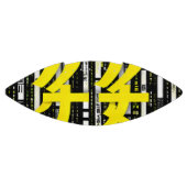 Glossy Pink Donut with Dark Sprinkles American Football (Paneel)