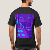 Glossy Pink Donut with Dark Sprinkles T-shirt (Achterkant)