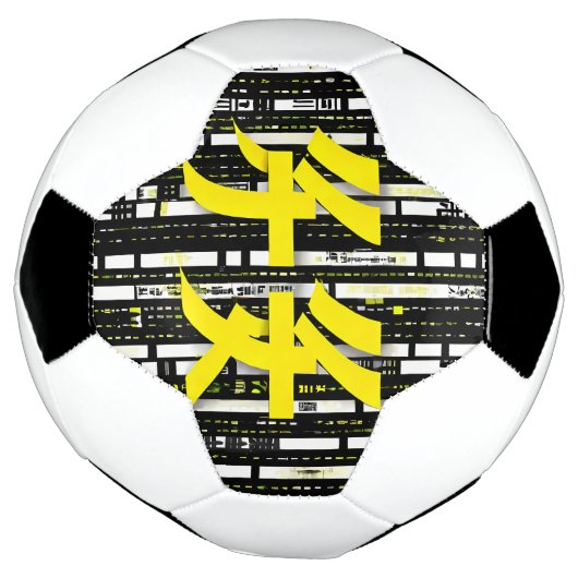 Glossy Pink Donut with Dark Sprinkles Voetbal (Gedraaid)