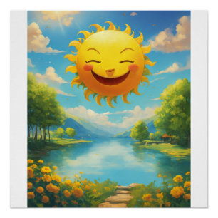 Glossy poster
