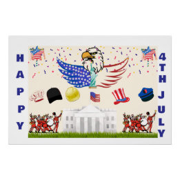 Glossy Poster - 4 juli