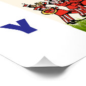 Glossy Poster - 4 juli (Hoek)