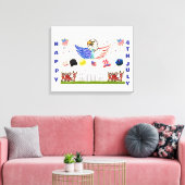 Glossy Poster - 4 juli Canvas Afdruk (Insitu (Woonkamer))