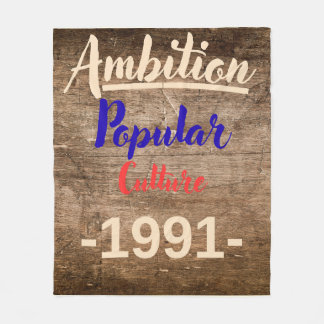 Glossy Poster Fleece Deken