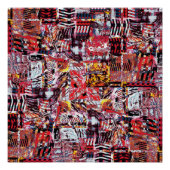 Glossy Poster – Fragmented Pulse (Voorkant)