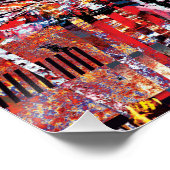 Glossy Poster – Fragmented Pulse (Hoek)