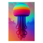 Glossy Poster Kwallen van de hemel Glossy (Voorkant)