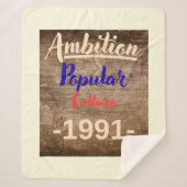 Glossy Poster Sherpa Deken (Voorkant)