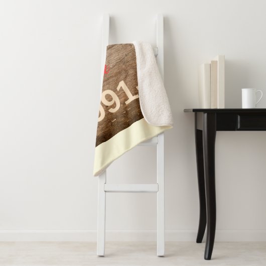 Glossy Poster Sherpa Deken (In situ)