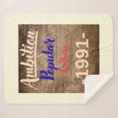 Glossy Poster Sherpa Deken (Voorkant (horizontaal))