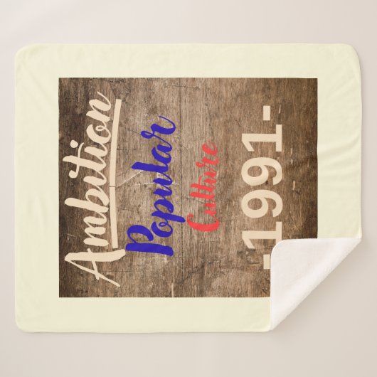 Glossy Poster Sherpa Deken (Voorkant (horizontaal))