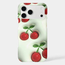 Glossy Red Cherries – 3D Aesthetic iPhone Case 🍒