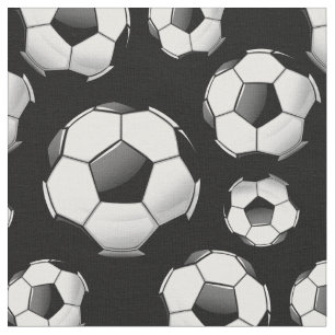 Glossy Ronde Voetballen Stof
