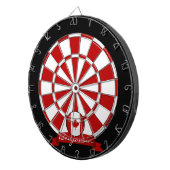 Glossy Round Canadian Flag Dartbord (Voorkant Rechts)
