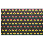 Glossy Round Ghanian Flag Stof (Yard (91,4 cm))