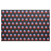 Glossy Round Haitian Flag Stof (Yard (91,4 cm))