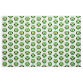 Glossy Round Jamaican Flag Stof (Yard (91,4 cm))