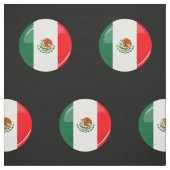 Glossy Round Mexicaanse vlag Stof (Swatch)