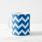 Glossy Round Smiling Honduran Flag Koffiemok (Voorkant links)