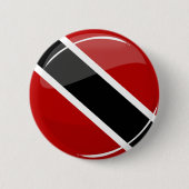 Glossy Round Trinidad en Tobago Ronde Button 5,7 Cm (Voorkant)