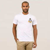 Glossy Tux Linux Penguin Shirt (Voorkant volledig)