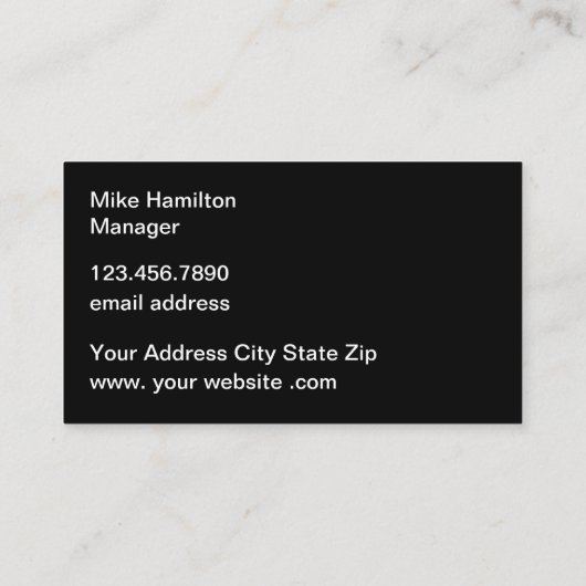 Glossy Visitekaartjes (Achterkant)