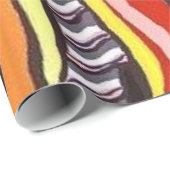 Glossy Wrapping Paper, Afrikaanse Vrouwenpapegaai Cadeaupapier (Rol Hoek)