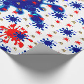 Glossy Wrapping Paper, Bedankt voor het aannemen v Cadeaupapier (Hoek)