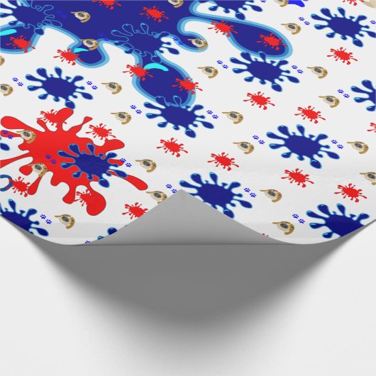 Glossy Wrapping Paper, Bedankt voor het aannemen v Cadeaupapier (Hoek)