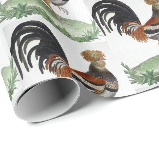 Glossy Wrapping Paper French Bird Cadeaupapier (Rol Hoek)