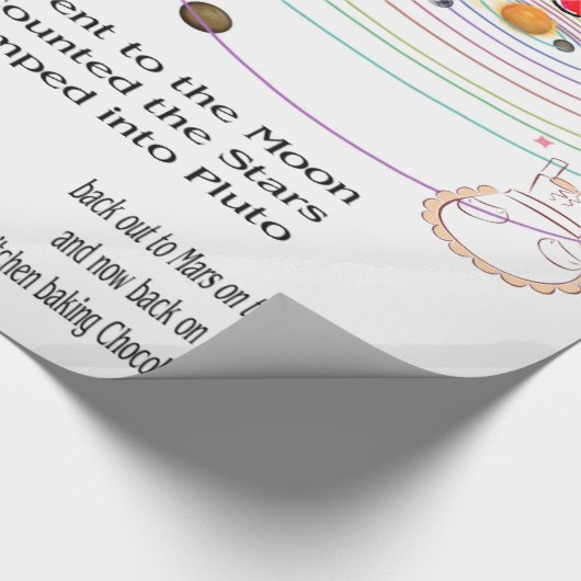 Glossy Wrapping Paper Happy Moederdag Waar is Cadeaupapier (Hoek)