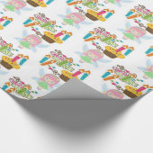 Glossy Wrapping Paper Maak een Wish Cupcake Cadeaupapier (Hoek)