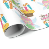 Glossy Wrapping Paper Maak een Wish Cupcake Cadeaupapier (Rol Hoek)