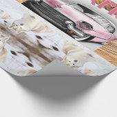 Glossy Wrapping Paper Paris France Husky Cadeaupapier (Hoek)