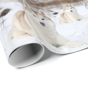 Glossy Wrapping Paper Paris France Husky Cadeaupapier