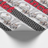 Glossy Wrapping Paper Paris Frankrijk Cadeaupapier (Hoek)